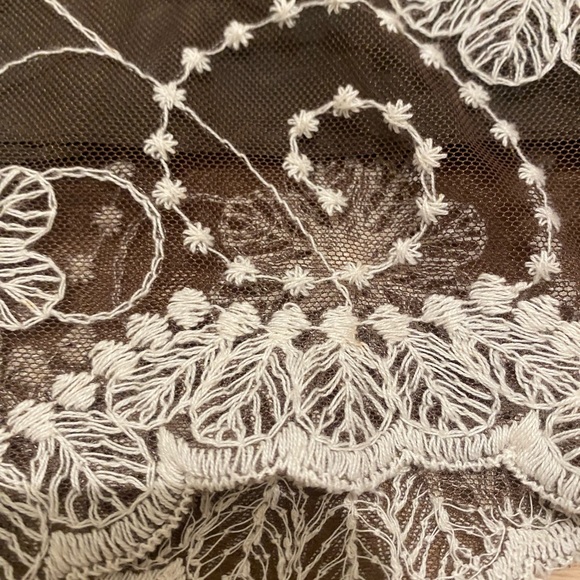 MSSP floral appliqué overlay skirt size M - Picture 7 of 10